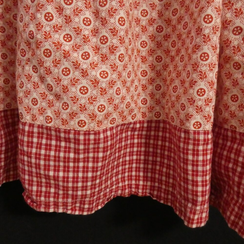 Vintage - APRIL CORNELL - Girls | size 3/4 | Sleeveless Floral Checkered Dress - Picture 15 of 16
